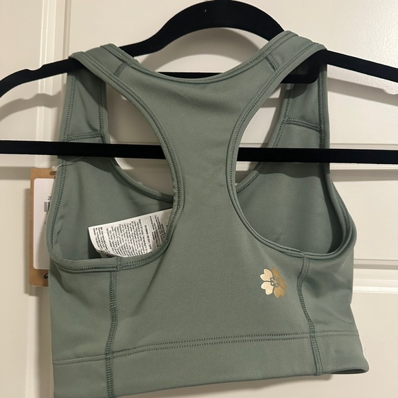ASICS Green and Gold Sports Bra Intimates & Sleepwear - Picture 2 of 3